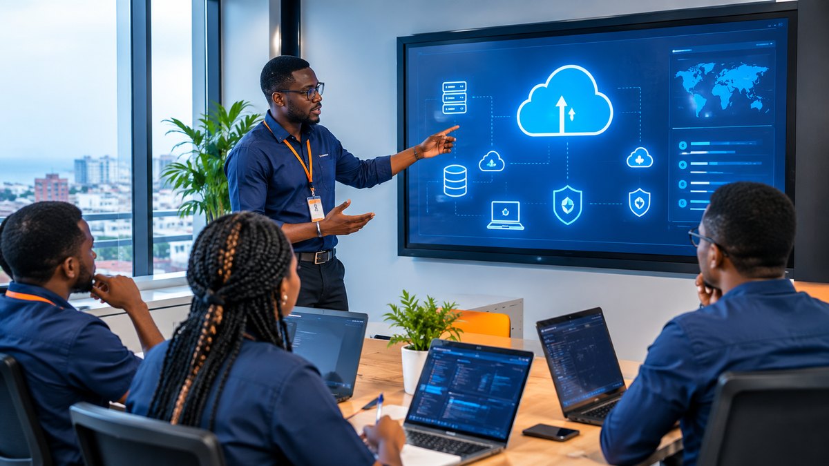 Présentation d'une architecture cloud par l'équipe NovaSysTech